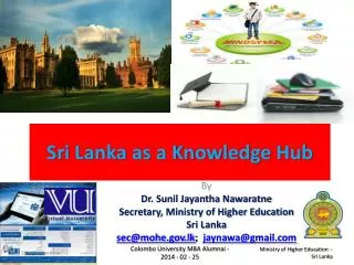 Sri Lanka as a Knowledge Hub