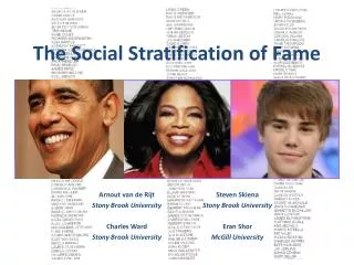 The Social Stratification of Fame