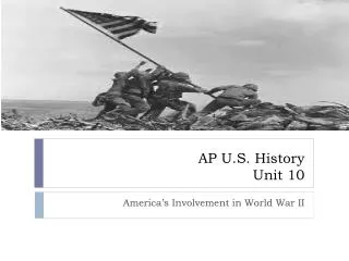 AP U.S. History Unit 10