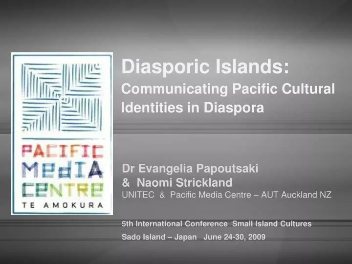 diasporic islands communicating pacific cultural identities in diaspora
