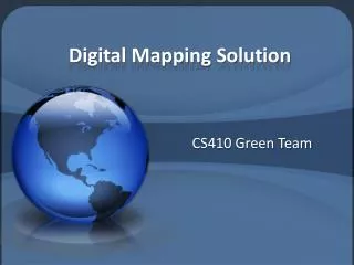 Digital Mapping Solution