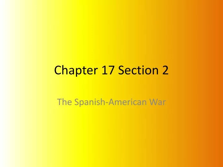 chapter 17 section 2