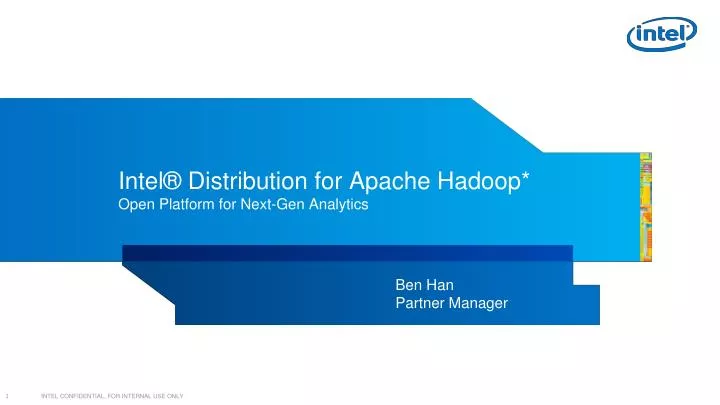 intel distribution for apache hadoop open platform for next gen analytics