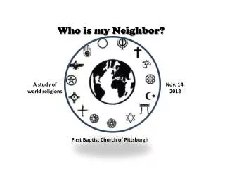 Who is my Neighbor?