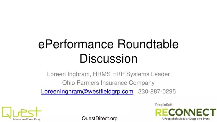 eperformance roundtable discussion