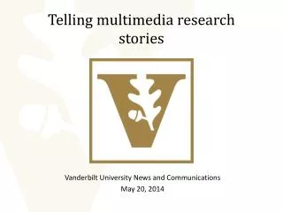 Telling multimedia research stories