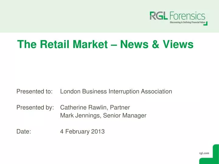 the retail market news views