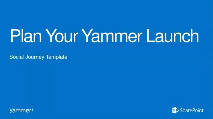 plan your yammer launch