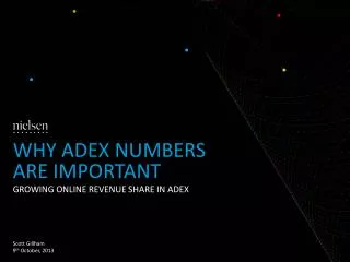 Why AdEx Numbers are important