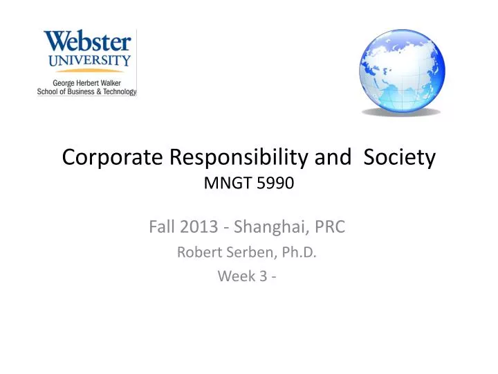 corporate responsibility and society mngt 5990