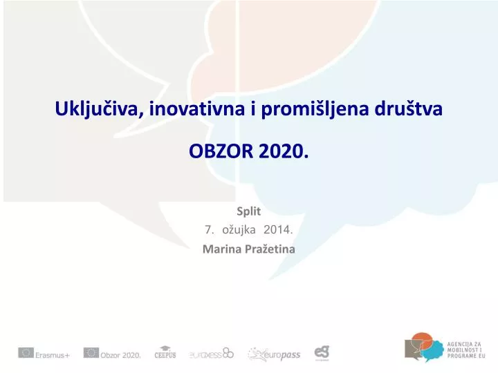 uklju iva inovativna i promi ljena dru tva obzor 2020