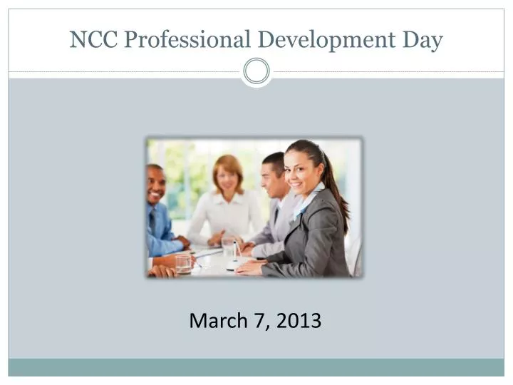 ncc professional development day