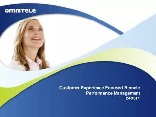 Customer Experience Focused Remote Performance Management 240511