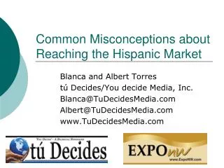 Common Misconceptions about Reaching the Hispanic Market
