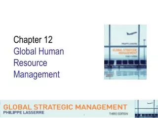 Chapter 12 Global Human Resource Management