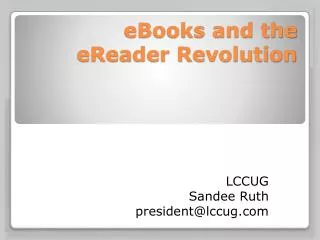 eBooks and the eReader Revolution