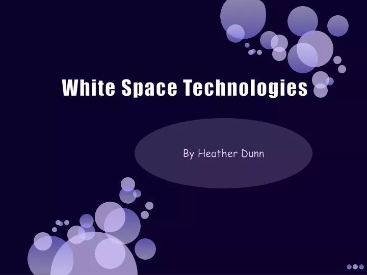 white space technologies