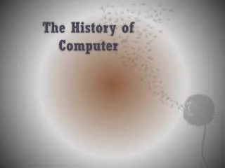 the history of computer