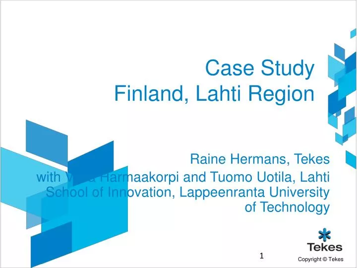 case study finland lahti region