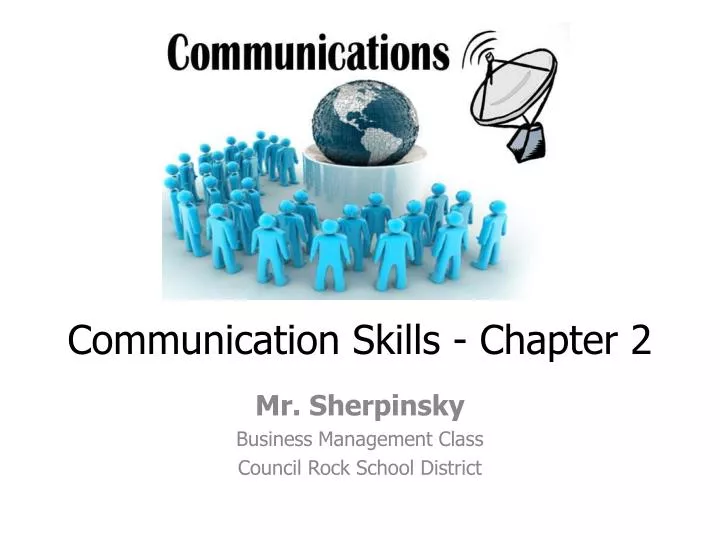 communication skills chapter 2