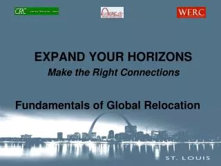 EXPAND YOUR HORIZONS Make the Right Connections Fundamentals of Global Relocation