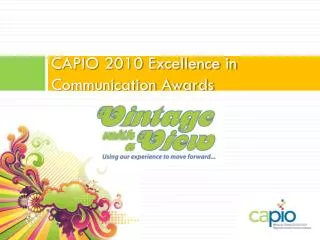CAPIO 2010 Excellence in Communication Awards