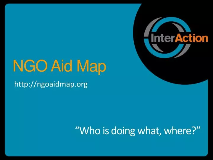 ngo aid map