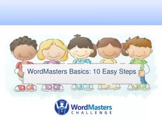 WordMasters Basics: 10 Easy Steps