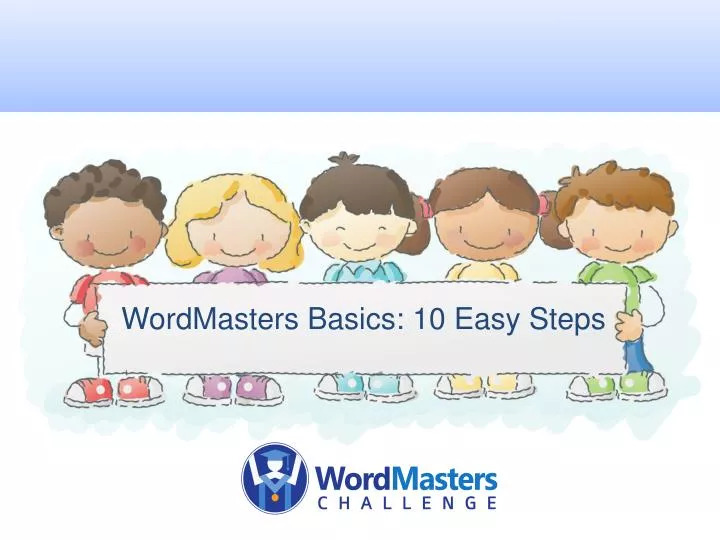 wordmasters basics 10 easy steps