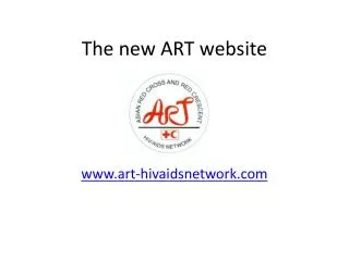 The new ART website