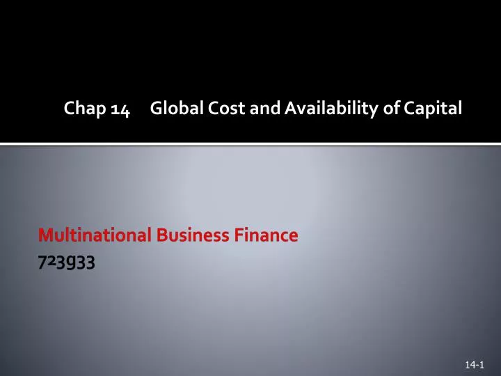 multinational business finance 723g33