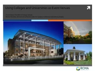 Using Colleges and Universities as Event Venues