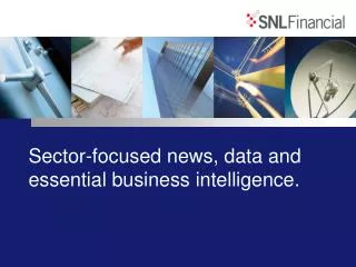 Sector-focused news, data and essential business intelligence.