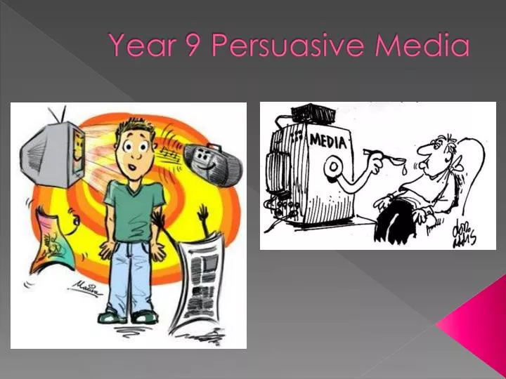 year 9 persuasive media
