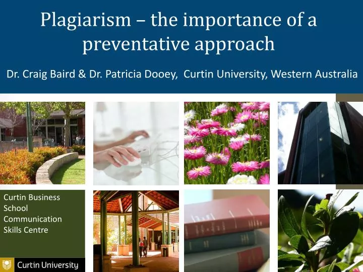plagiarism the importance of a preventative approach