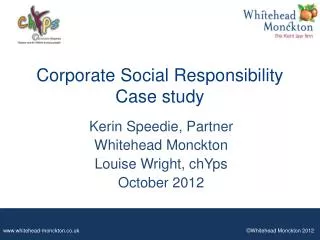 Corporate Social Responsibility Case study