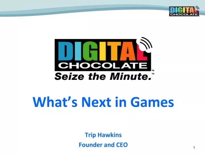 what s next in games trip hawkins founder and ceo