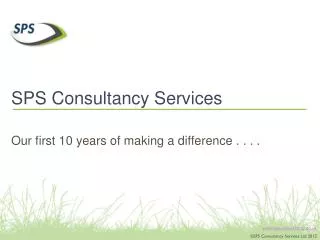 SPS Consultancy Services