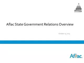 Aflac State Government Relations Overview