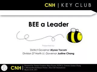 BEE a Leader