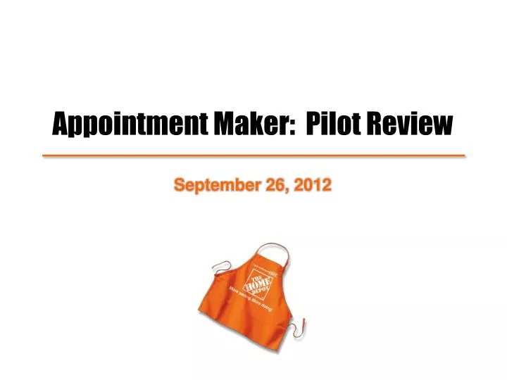 appointment maker pilot review