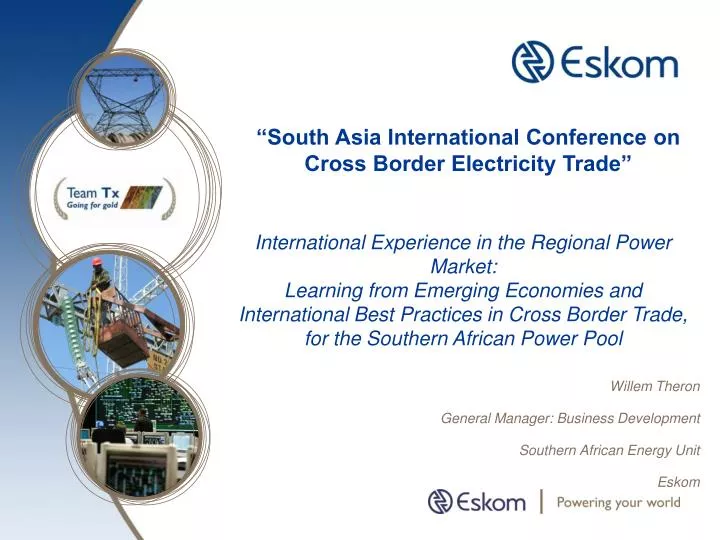 willem theron general manager business development southern african energy unit eskom