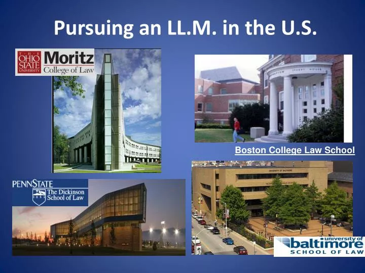 pursuing an ll m in the u s