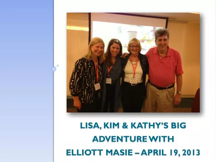 lisa kim kathy s big adventure with elliott masie april 19 2013
