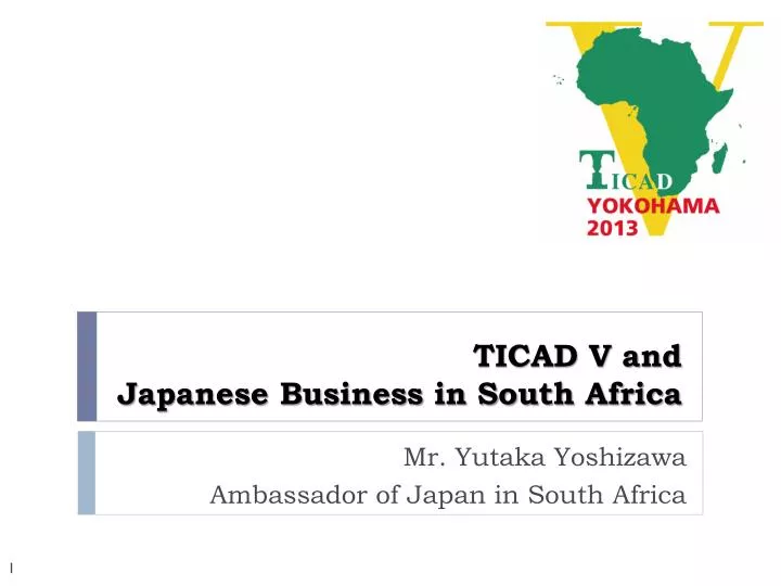 ticad v and japanese business in south africa