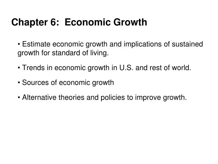 chapter 6 economic growth