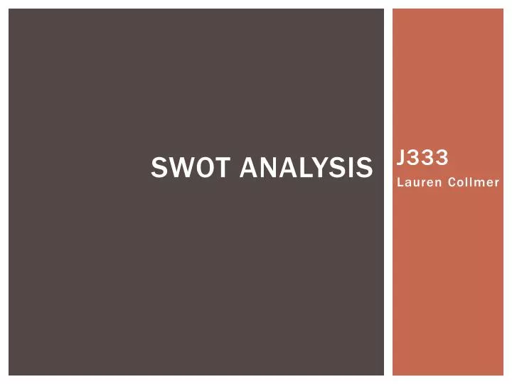 swot analysis