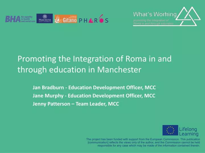 promoting the integration of roma in and through education in manchester