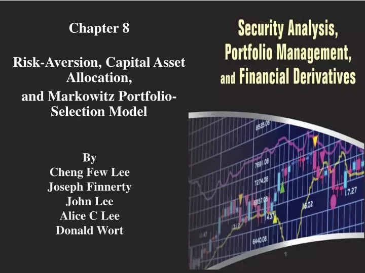 chapter 8 risk aversion capital asset allocation and markowitz portfolio selection model