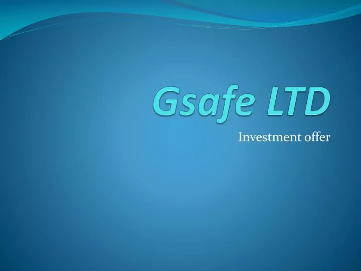 gsafe ltd